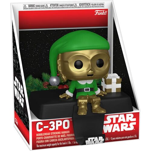 Figurine Funko Pop - Star Wars : Noël - C-3po - Porte-Chaussette De Noël (79925)