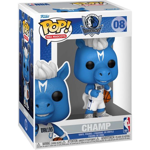 Nba - Figurine Pop! Mascots Dallas Champ 9 Cm