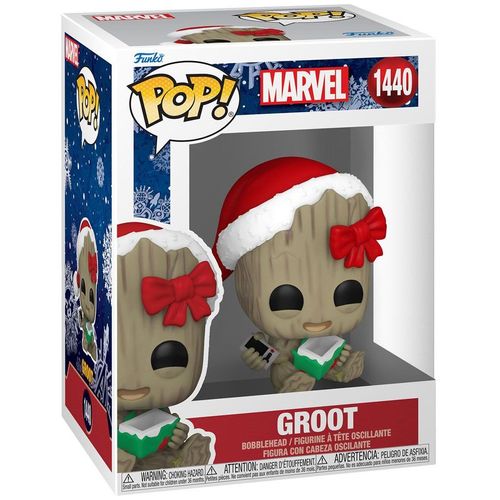 Figurine Funko Pop - Marvel Comics N°1440 - Groot (Noël) (80033)