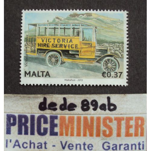 Malte.. Série Bus De Malte : 0.37e Victoria Hire Service . Non Oblitéré.