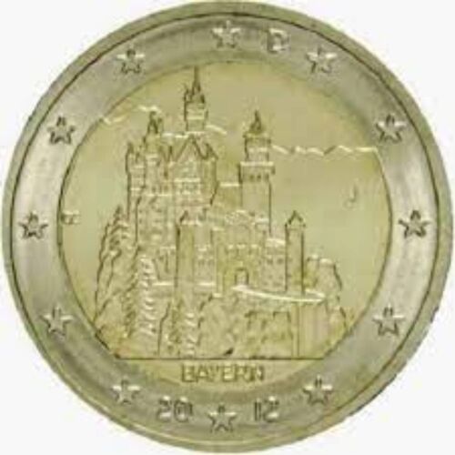2 Euros Commémoratives Allemagne Bayern 2012 Atelier J