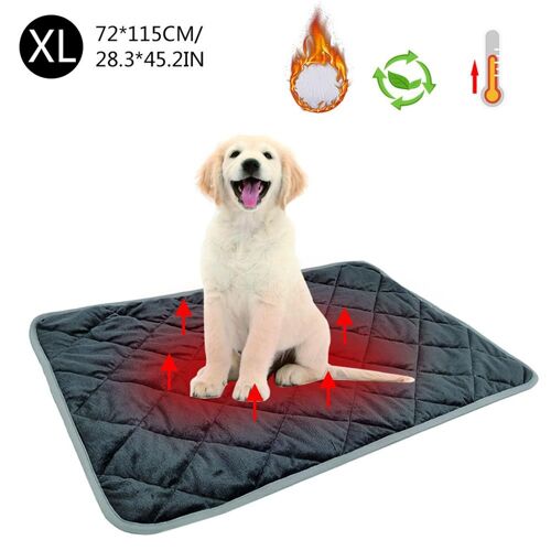 Coussin Chauffant Auto-Chauffant Pour Chat, Couverture Thermique Pour Chien, Utilisé Sur Les Canapés, Les Lits D'animaux De Compagnie, Les Perchoirs Et Les Porte-Animaux