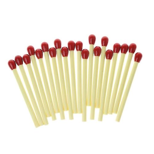 20pcs For Creative Match Shape Ballpoint Pens Novelty Ballpen School Stationery
