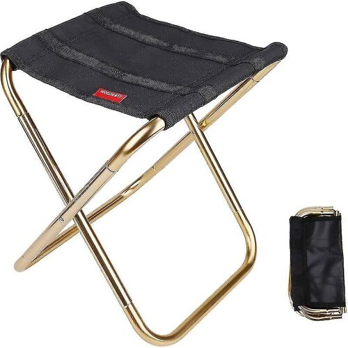 Chaise De Camping - Mini Tabouret Noir Chaise De Camping Pliante Portable Pche Randonne Bbq Voyage