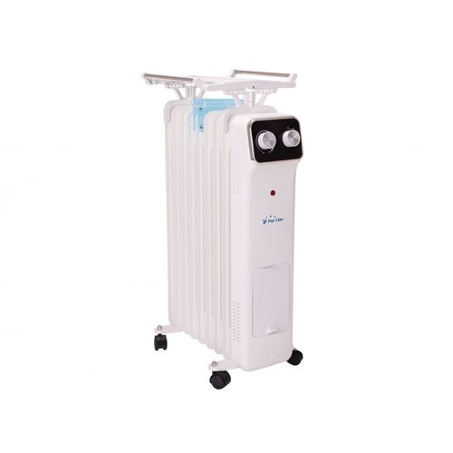 Radiateur à huile 2000 W basse consommation avec thermostat et 3 niveaux de puissance