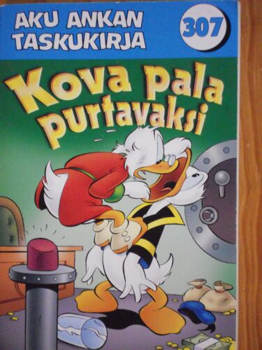 Aku Ankan Taskukirja 307  Kova Pala Purtavaksi