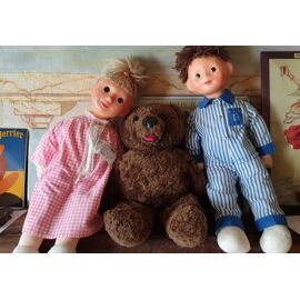 Poupée Hochet Nounours - Bonne Nuit Les Petits - Masport Caprice - Neuf