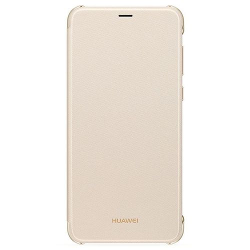 Huawei - Étui À Rabat Pour Téléphone Portable - Or - Pour Huawei P Smart
