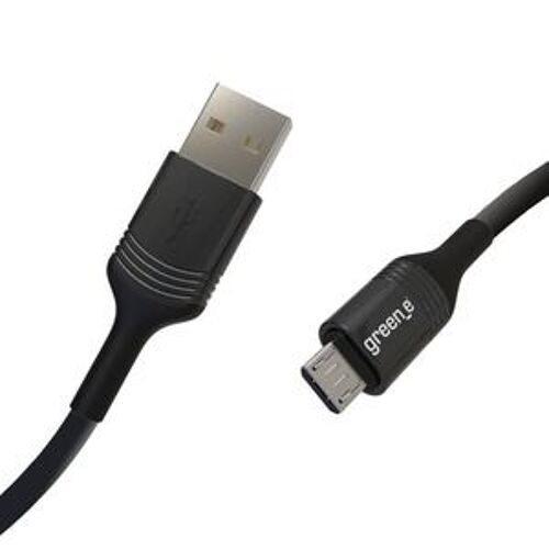 Green_e Cable Micro Usb Noir 2.5m