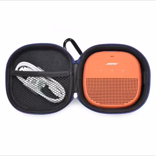 Étui de transport rigide étanche pour haut-parleur Bluetooth Bose Soundlink Micro - Bleu