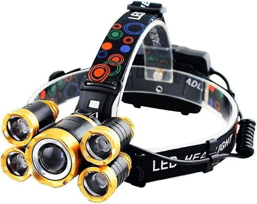 Lampe Frontale Ultra Brillante Led Work Phare, Les Lampes Frontales Rechargeables Usb Les Plus Brillantes, 4 Modes Étanche Zoomable Lampe Frontale Meilleure Lampe De Poche Pour Adultes Camping