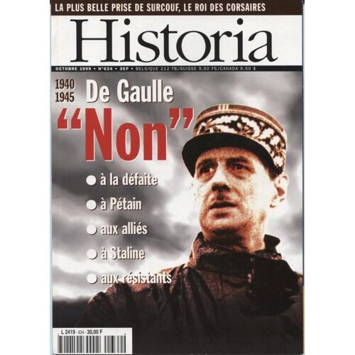 Revue Historia N° 634 / De Gaulle "Non "