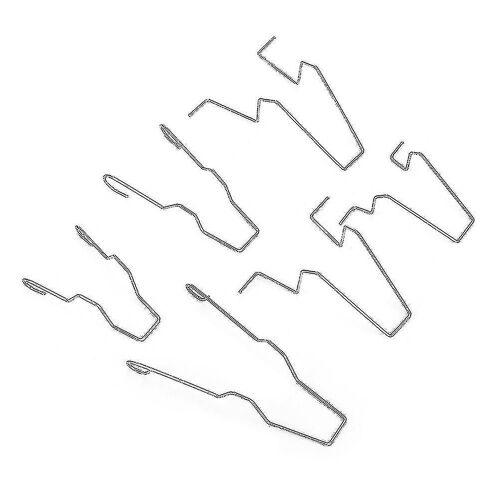 5zhsfullkit 6pcs Phare En Acier Phare Dip Feux De Croisement Lampe De Tête Ampoule Retenue Ressort Clip Pince Pour H1/H3/H4/H7-Zzy