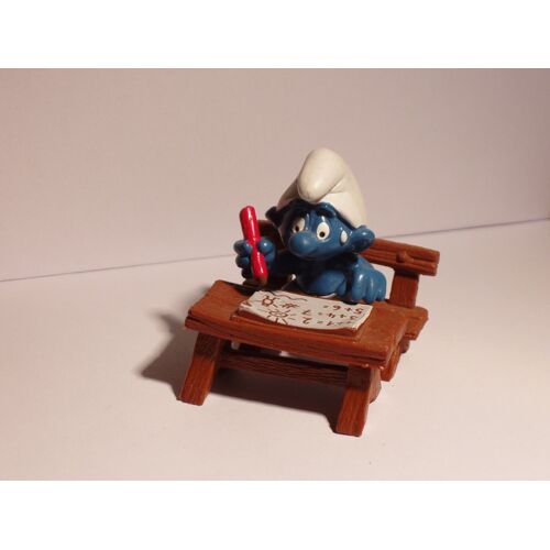 Schtroumpf Figurine - Schtroumpf Écolier - École