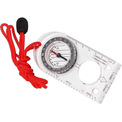 Hiking Compass, Military Survival Kit Equipment, Ideal For Map Orientation, Hiking, Camping, Outdoor Sports. To Be Stored In A Backpack For Expedition