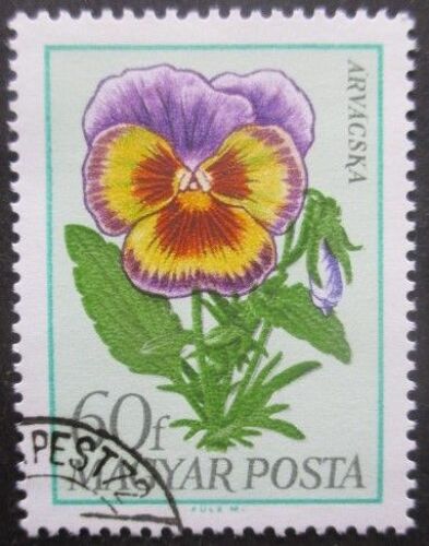 Hongrie N°1994 Pensée Oblitéré