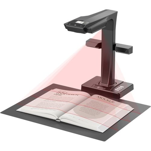 CZUR ET 16 Plus Scanner de livres professionnel avec scanner de documents à éclairage LED Visualiseur A3 pour Windows et macOS avec technologie d'aplatissement laser