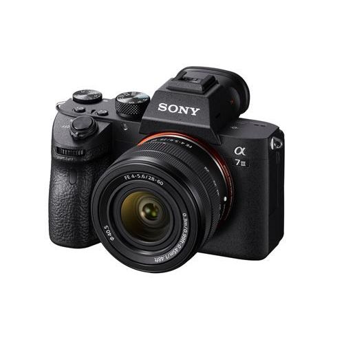 Pack Fnac Sony Alpha 7 III hybride 24.2 MPIX Noir + Objectif FE 28-60mm f/4-5.6 + Objectif FE 50mm f/1,8 + Batterie additionnelle Sony NP-FZ100