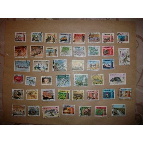 Zimbabwe 44 Timbres Differents F42