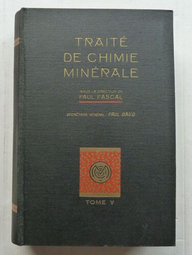 Traité De Chimie Minérale Tome V Carbone, Silicium, Titane, Germanium, Zirconium, Celtium, Ammonium