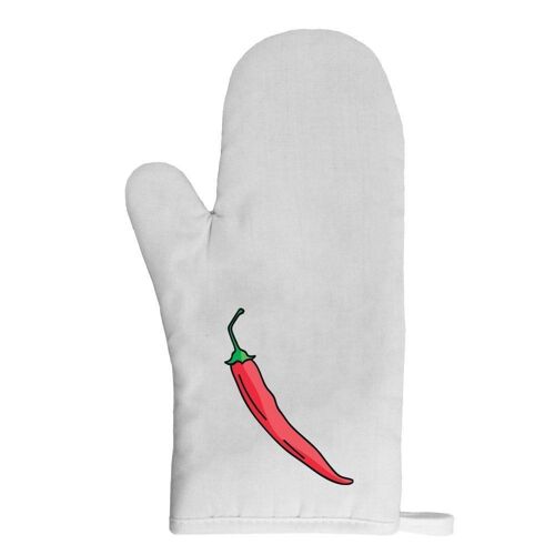 Gant De Cuisine Manique Piment Rouge