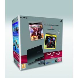 Pack Console Ps3 (320 Go), Uncharted 3 & Gran Turismo 5