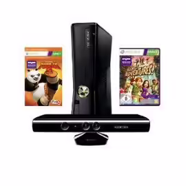 Pack Console Xbox 360 (250 Go), Capteur Kinect, Kinectimals, Kun-Fu Panda 2 & Carte Xbox Live 3mois