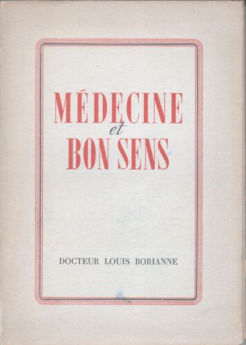Médecine Et Bon Sens