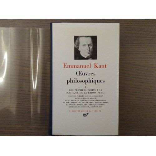 Oeuvres Philosophiques. Tome I. Des Prem