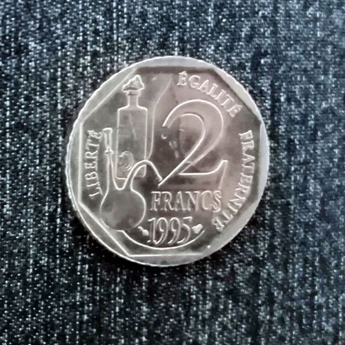 2 F 1995 Pasteur Nickel, Monnaie En Franc