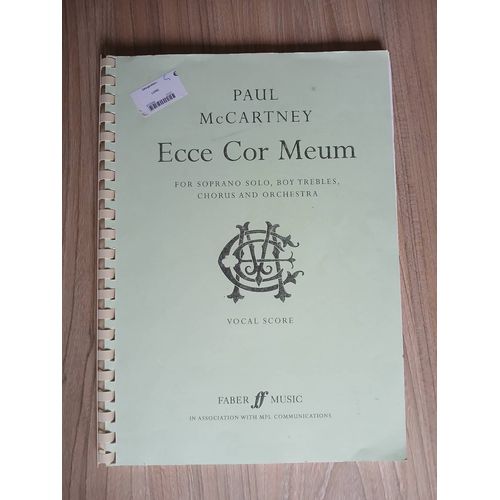 Partitions Paul Mccartney Ecce Cor Meum