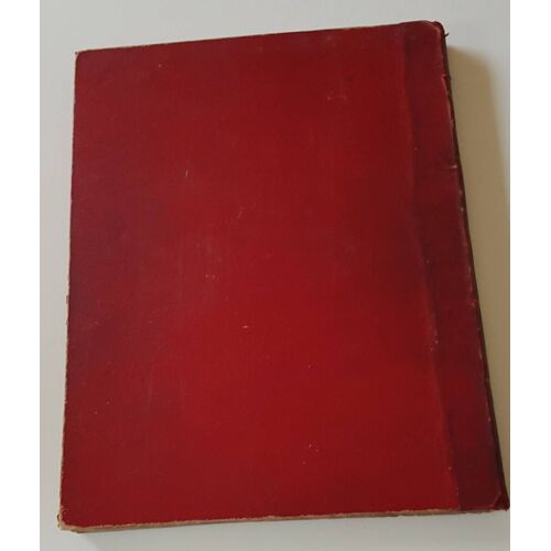 Recueil De Partitions Anciennes Piano Et Chant Reliure Carton Épais Rouge