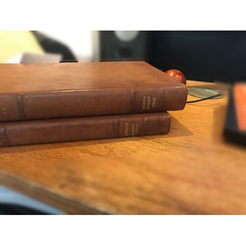 Faune De L'équateur Africain Français, Par René Malbrant Et Alain Maclatchy. 2 Tomes. Édition 1950. Reliure Cuir. Bon État.