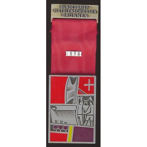 Medaille De Tir - Suisse / 1978 Brunnen