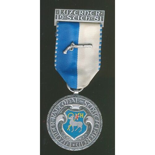 Medaille De Tir - Suisse / Luzerne 1981