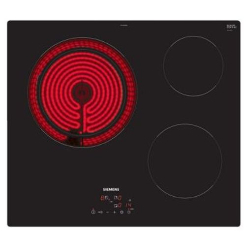 Table électrique, 60 cm, Noir, sans cadre Siemens ET61RBKB8H