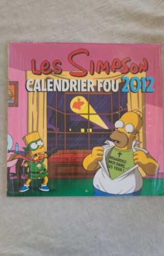 Les Simpson. Calendrier Fou 2012. Regardez Moi Dans Les Yeux. Éditions Fetjaine 2011.