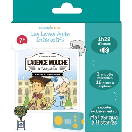 Lunii Coffret L'agence Mouche À Versailles - Livre Audio Pour Conteuse Lunii Ma Fabrique À Histoires
