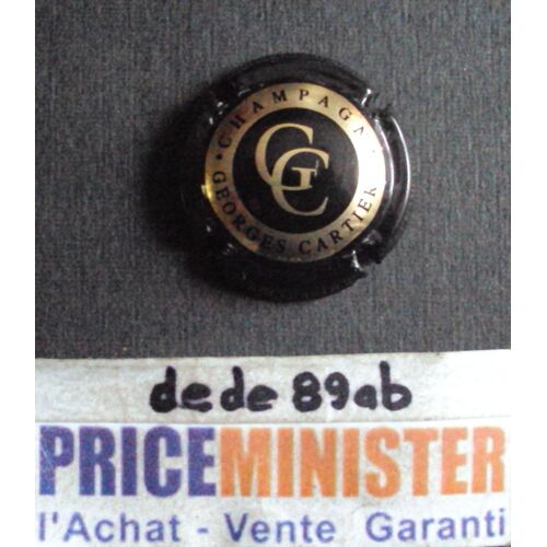 Capsule De Champagne . Georges Cartier (Noir & Or)