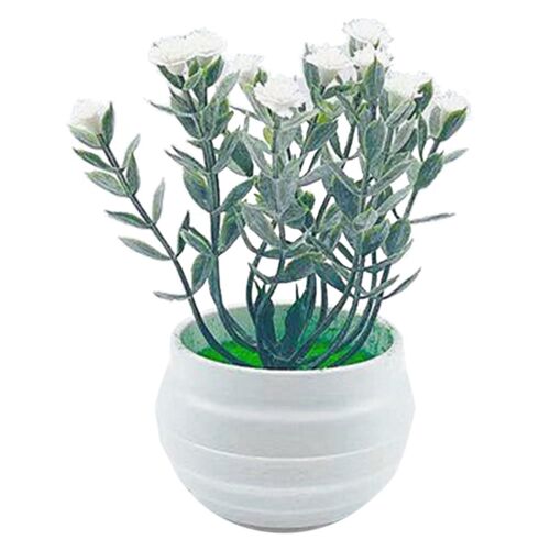 Mini Bonsaï artificiel Plante en pot Succulente Fausse fleur Paysage miniature