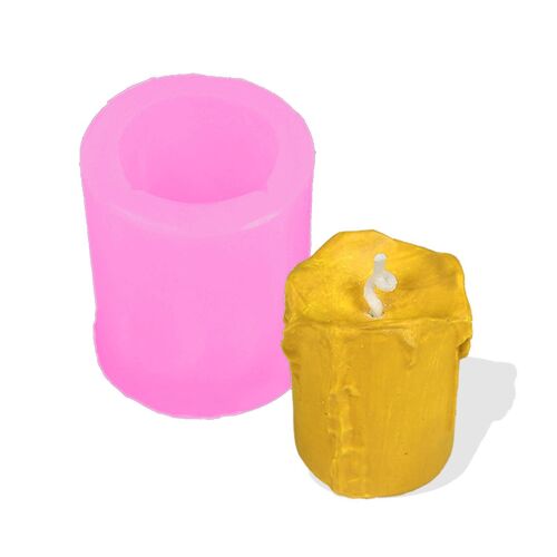3d Candle Mold Silicone Glue Clay Soap Mould Making Supplies Diy Chocolate Fondant Cake Decoration