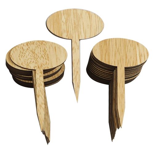 50pcs Forme Ovale Étiquettes De Plantes Marqueurs De Jardin Étiquettes Classification Écriture Plaque Conseil Pour Pots De Pépinière Outil De Marque De Semis
