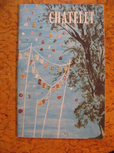 Théâtre Chatelet 1961 Programme Polka Des Lampions Opérette Achard Aznavour Guétary,J.Richard