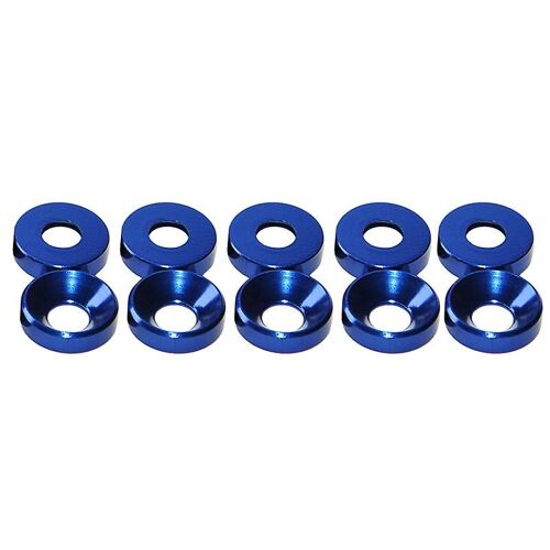 New Aluminum Alloy M2 Anodized Countersunk For Head Bolt Washers Gasket
