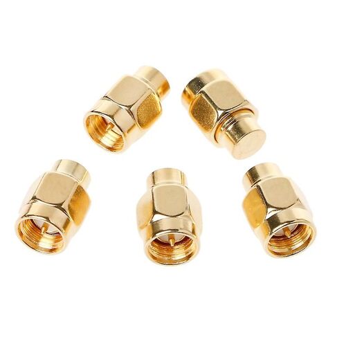 5pcs 50 Ohm Rf Coaxial Gold Plated Matched Termination Loads Sma Male Connector