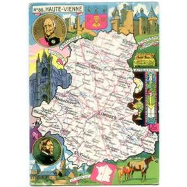 Carte Postale - Département De La Haute-Vienne - 87