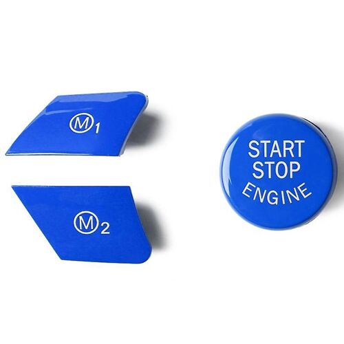 1set M1 M2 Mode Bouton Démarrer Le Moteur Bouton Pour B-Mw 1/2/3/4/5/6 Series X5 X6