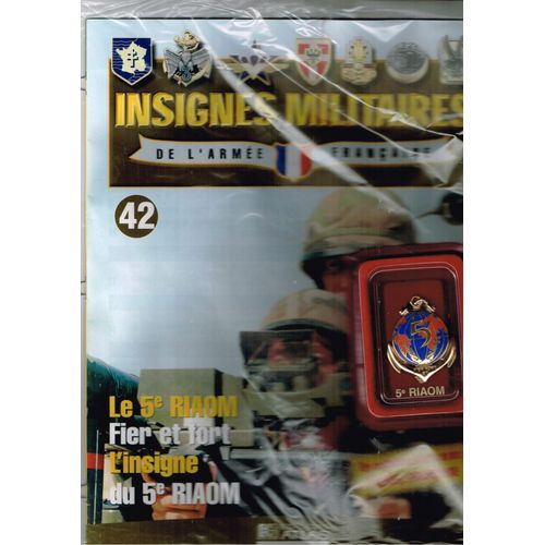 Insigne 5e Riaom + Fascicule
