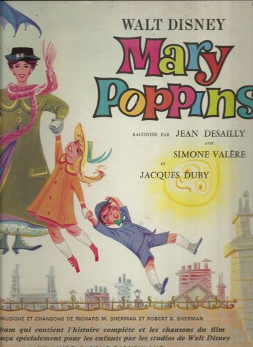 Walt Disney Présente Mary Poppins (Musique De Richard M. Sherman Et Robert B. Sherman) (Livre Disque)