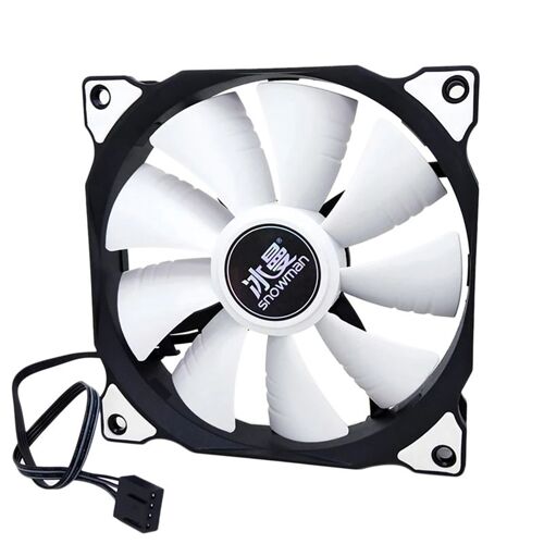 Ventilateur Silencieux Pour Boîtier D'Ordinateur 12cm, 4 Broches Pwm, Ventilateur De Refroidissement Cpu Pour Pc